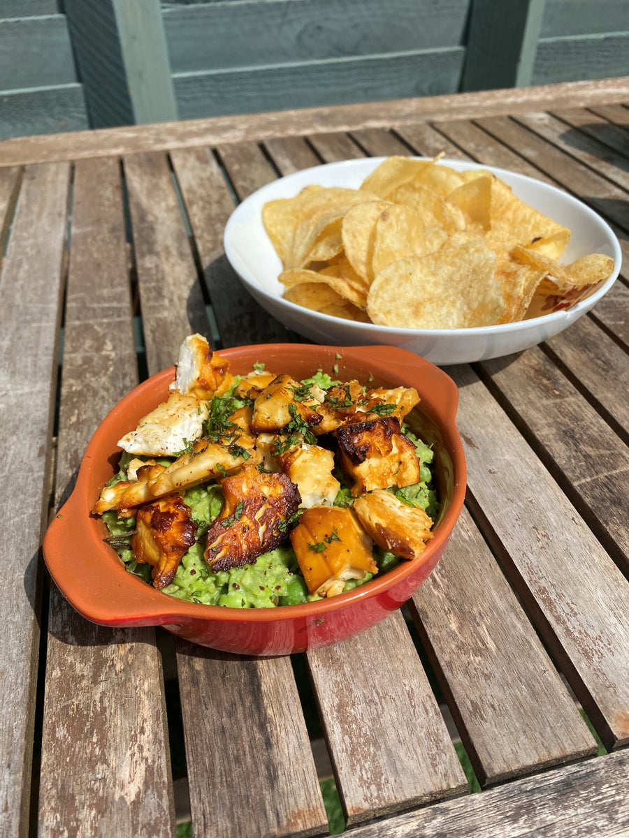 Pea, Broad Bean & Honey Roast Feta Dip Recipe Kettle Chips